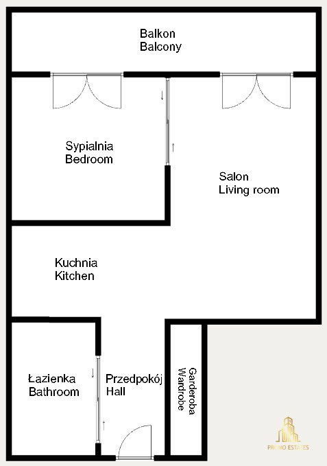 Mieszkanie 2-pokojowe Kraków Stare Miasto, ul. Rakowicka. Zdjęcie 18