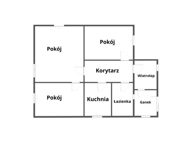 dom wolnostojący, 3 pokoje Żubracze. Zdjęcie 15