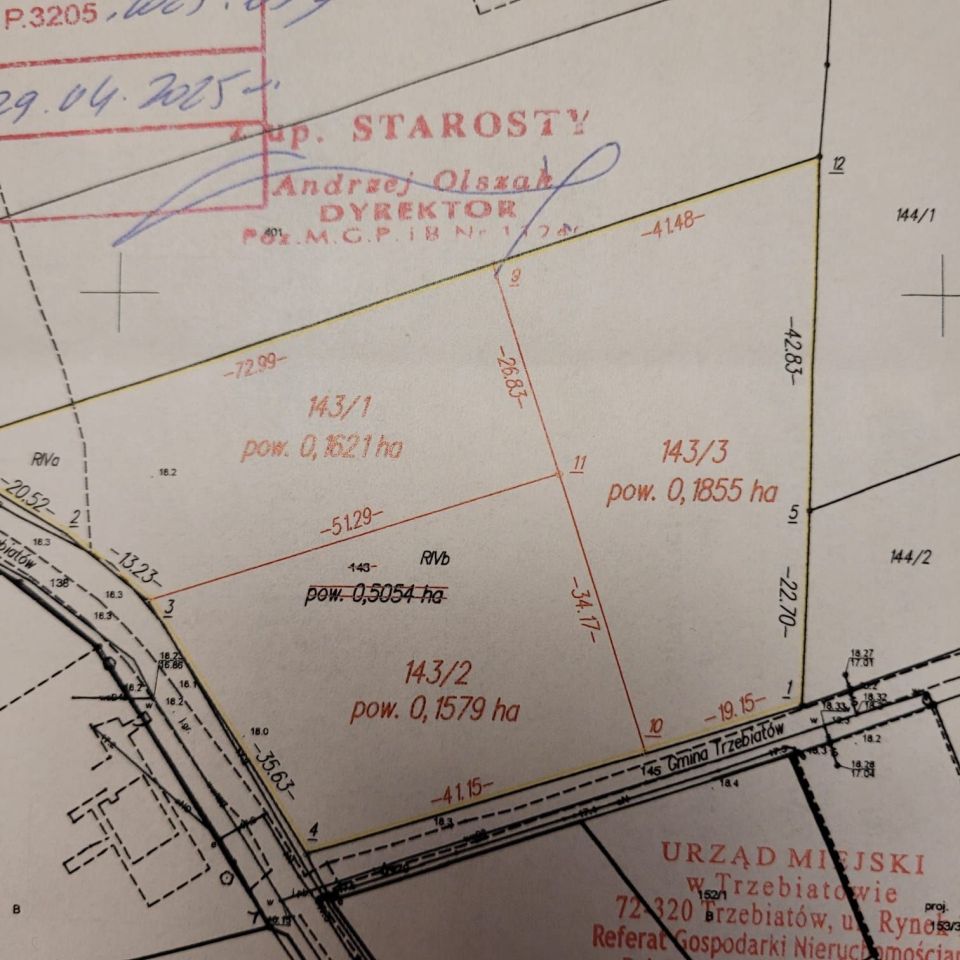 Działka budowlana Gosław. Zdjęcie 3