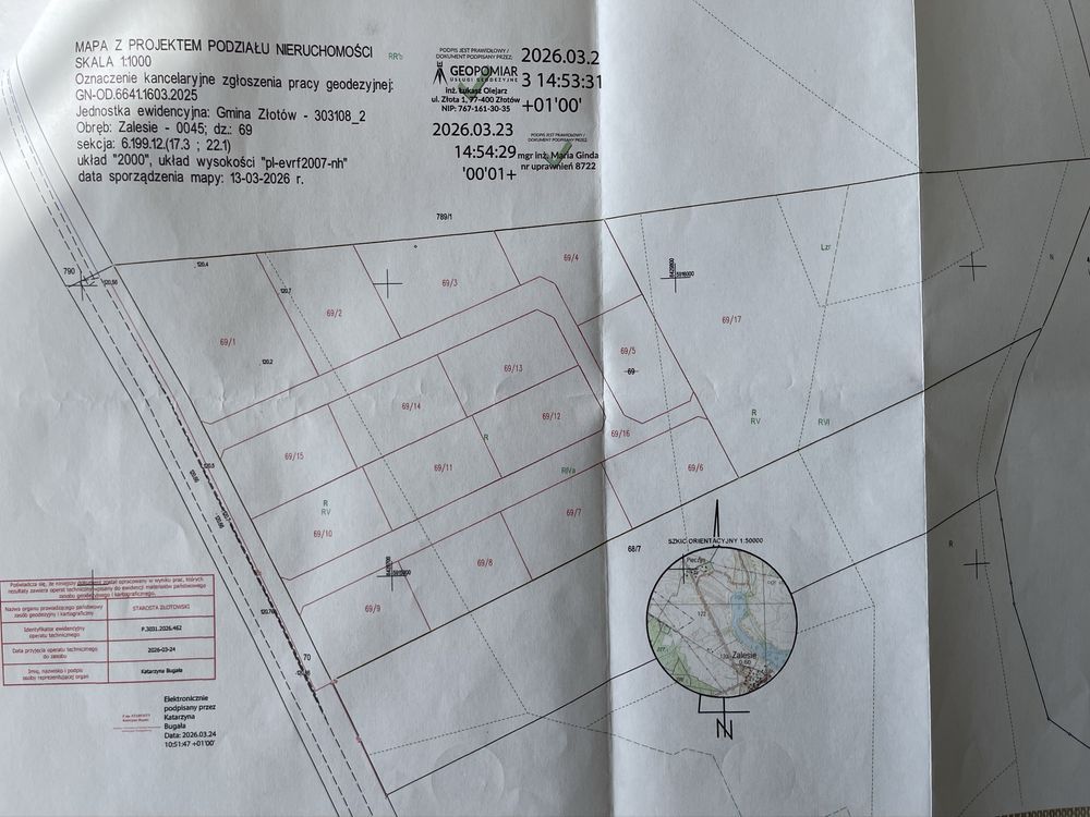 Działka budowlana Zalesie. Zdjęcie 3