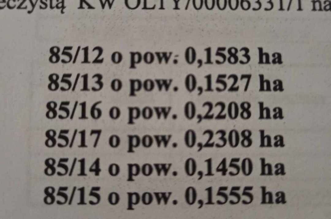 Działka budowlana Nalikajmy. Zdjęcie 2