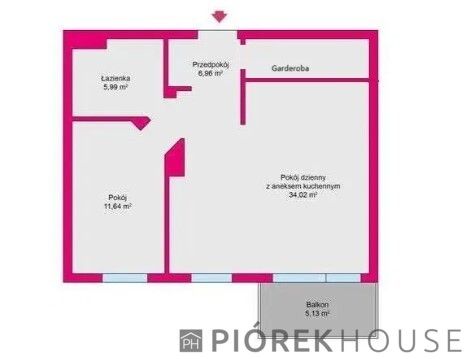 Mieszkanie 2-pokojowe Warszawa Bielany, ul. Encyklopedyczna. Zdjęcie 9