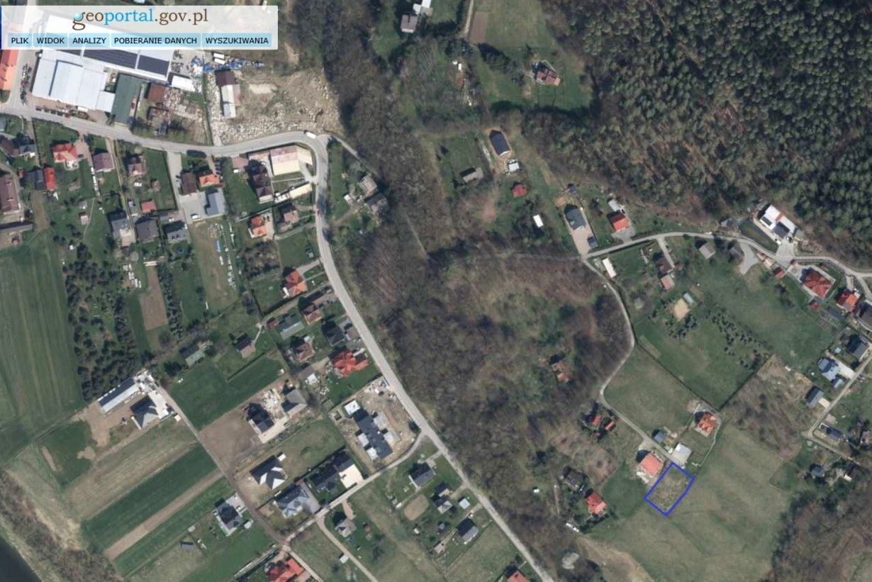 Działka budowlana Stróża. Zdjęcie 3