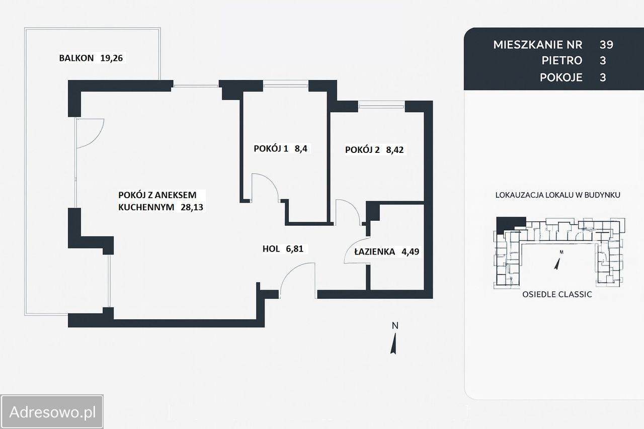 Mieszkanie 3-pokojowe Warszawa Białołęka, ul. Modlińska. Zdjęcie 20