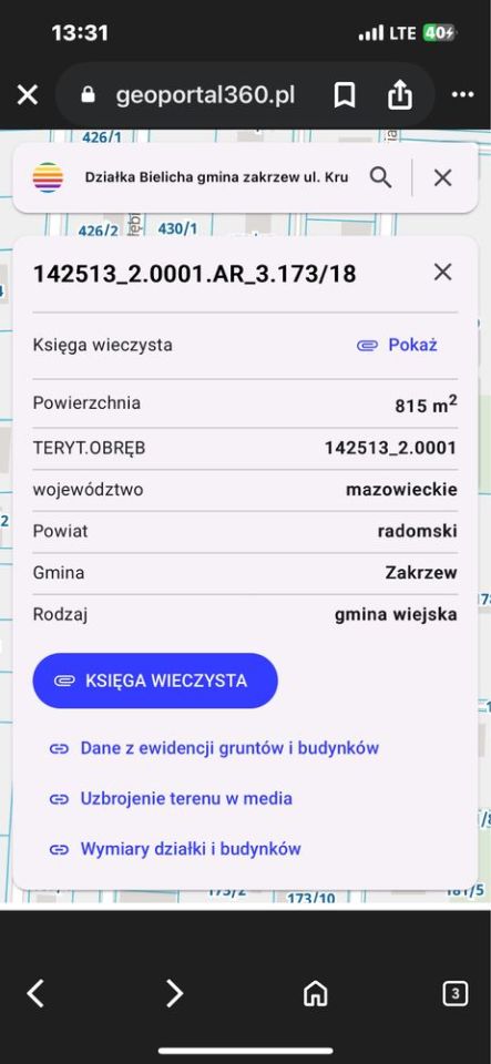 Działka budowlana Bielicha. Zdjęcie 5