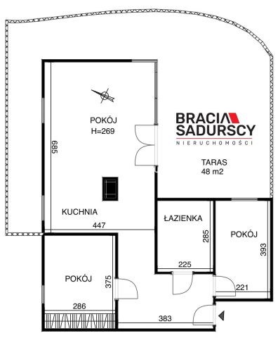 Mieszkanie 3-pokojowe Kraków Prądnik Czerwony, ul. Dobrego Pasterza. Zdjęcie 35