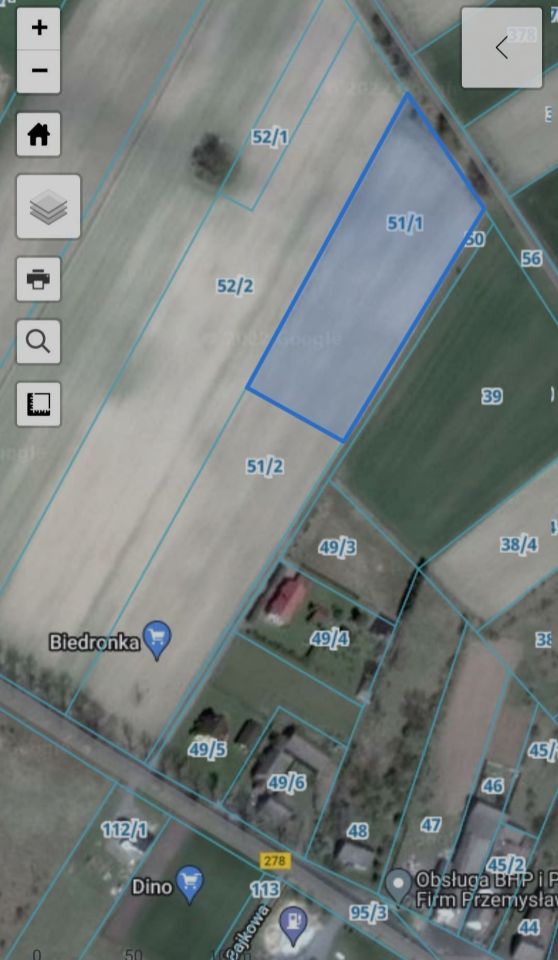 Działka budowlana Trzebiechów, ul. Chabrowa