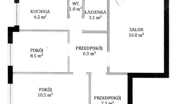 Mieszkanie 3-pokojowe Bydgoszcz Wyżyny, ul. Białogardzka