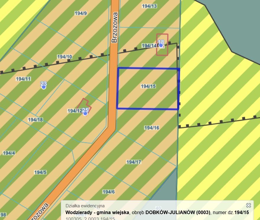 Działka rekreacyjna Dobków, ul. Brzozowa. Zdjęcie 4