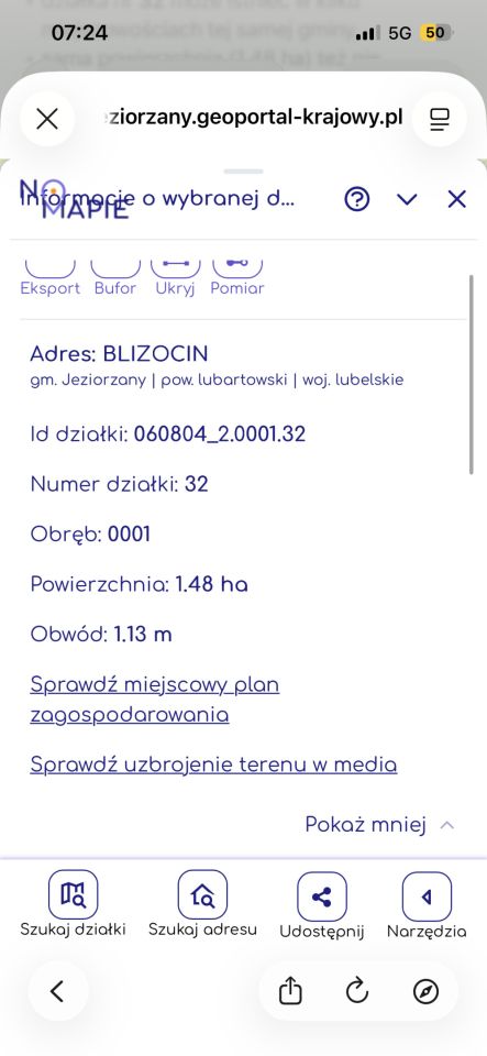 Działka rolna Blizocin. Zdjęcie 5