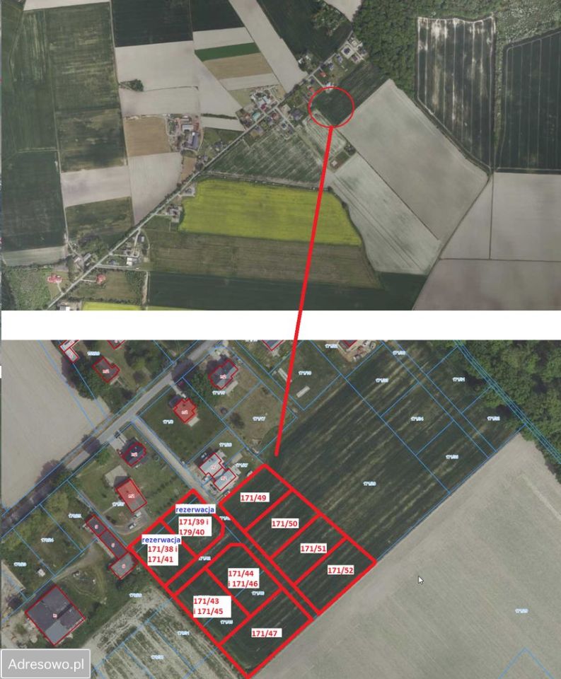 Działka budowlana Przecław, ul. Leśna. Zdjęcie 4