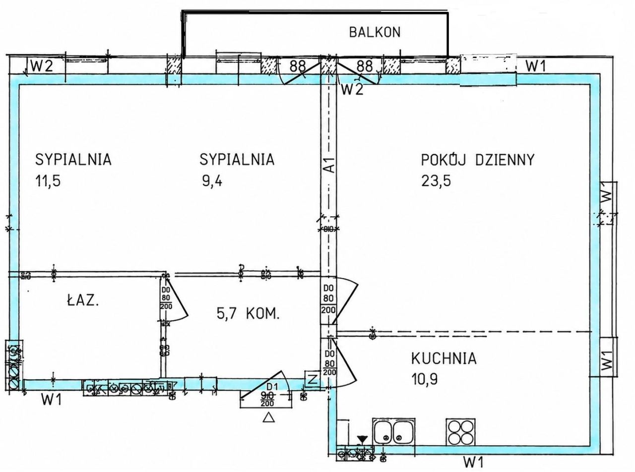 Mieszkanie 2-pokojowe Nowy Sącz Gorzków, ul. Piotra Kosińskiego. Zdjęcie 13