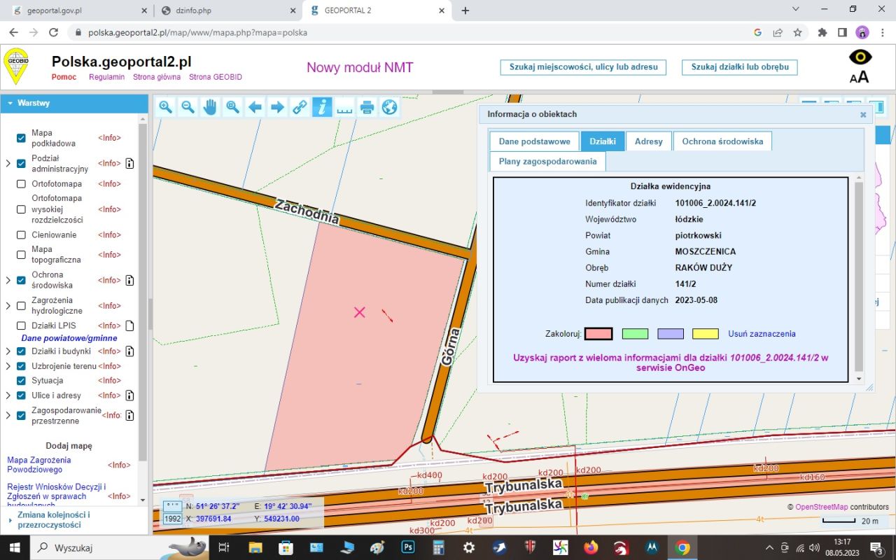 Działka inwestycyjna Raków Duży, ul. Górna. Zdjęcie 2
