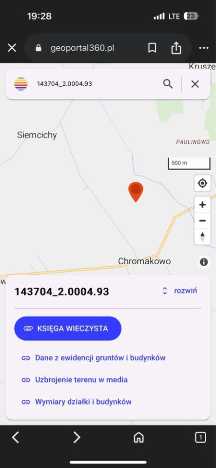 Działka rolna Chromakowo. Zdjęcie 3