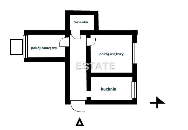 Mieszkanie 2-pokojowe Łódź Polesie, ul. Mikołaja Kopernika. Zdjęcie 21
