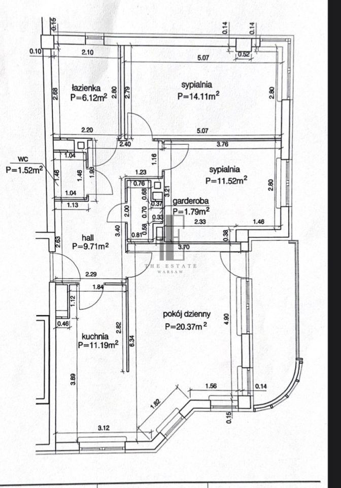 Mieszkanie 3-pokojowe Warszawa Mokotów, al. Wilanowska. Zdjęcie 10