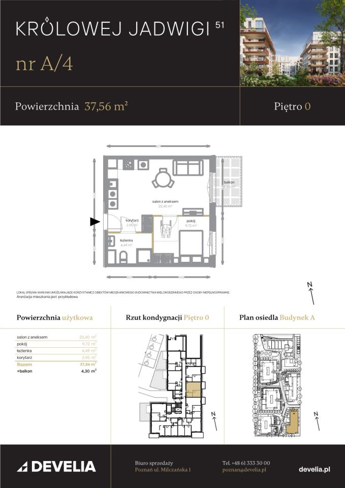 Mieszkanie 2-pokojowe Poznań, ul. Królowej Jadwigi. Zdjęcie 7