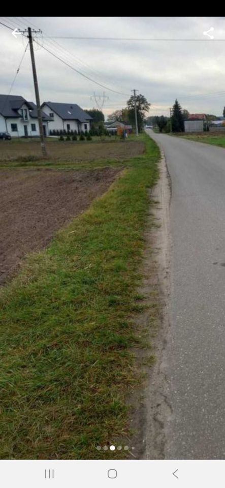 Działka rolna Poddębice