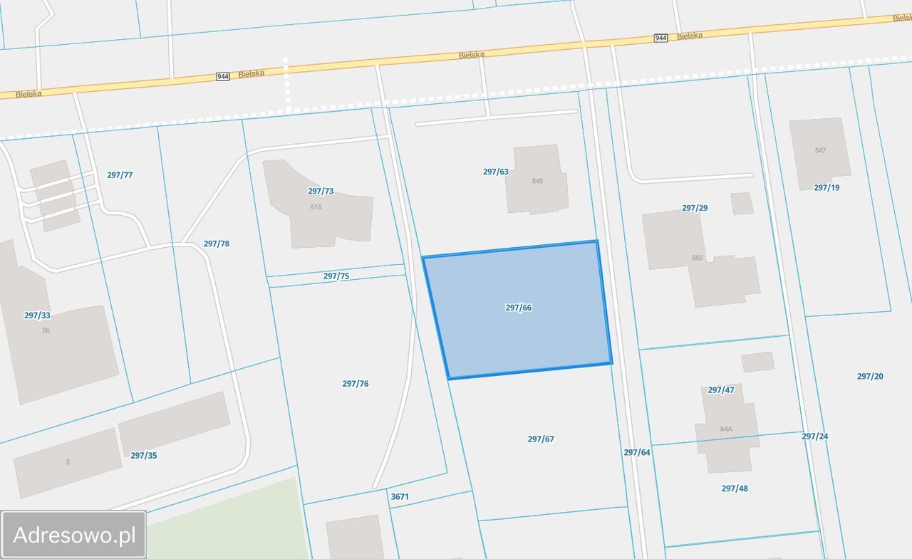 Działka budowlana Jaworze, ul. Bielska. Zdjęcie 3