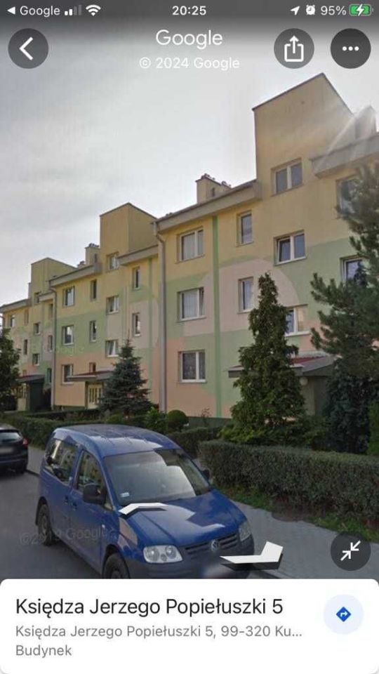 Mieszkanie 3-pokojowe Kutno Centrum, ul. ks. Jerzego Popiełuszki