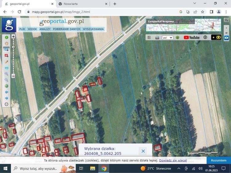 Działka rolno-budowlana Sarbice Pierwsze. Zdjęcie 2