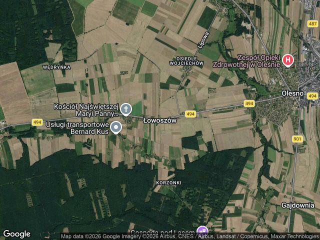 Działka budowlana Łowoszów, ul. Krzywa. Zdjęcie 1