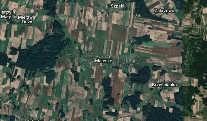 Działka rolna Malesze