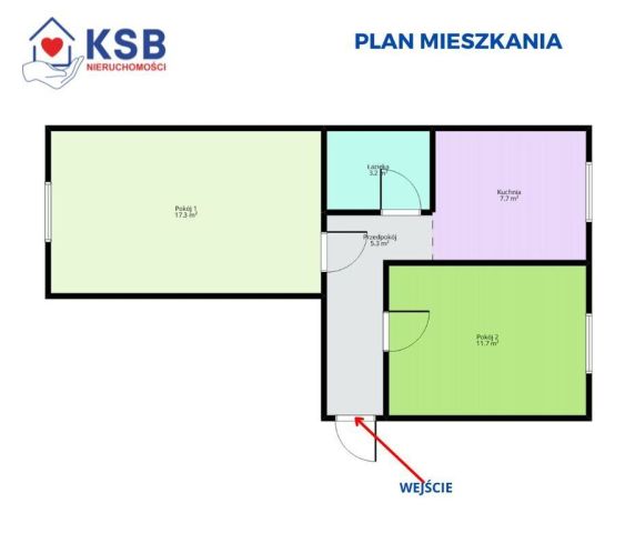 Mieszkanie 2-pokojowe Ostrowiec Świętokrzyski Centrum, ul. Siennieńska. Zdjęcie 17