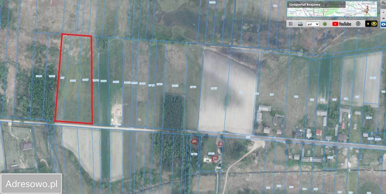 Działka budowlana Anusin. Zdjęcie 2