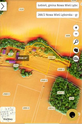 Działka siedliskowa Łebień. Zdjęcie 1