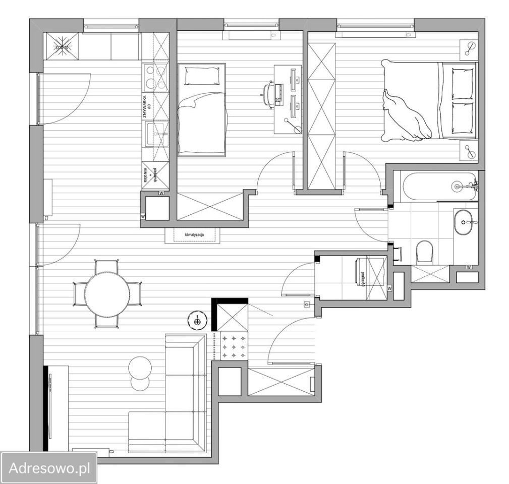 Mieszkanie 3-pokojowe Warszawa Bródno, ul. Piotra Wysockiego. Zdjęcie 13