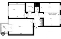 Mieszkanie 3-pokojowe Kraków Krowodrza, ul. Opolska. Zdjęcie 1