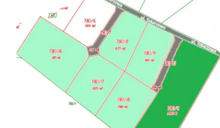 Działka budowlana Mała Wieś, ul. Tokarzowa