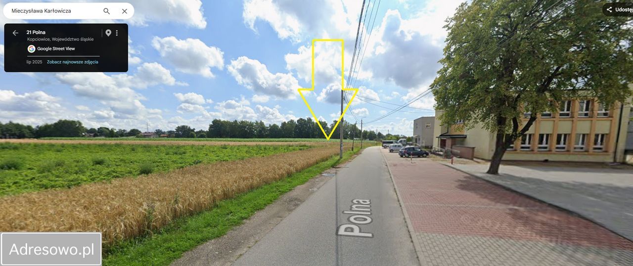 Działka budowlana Kopciowice, ul. Polna. Zdjęcie 4