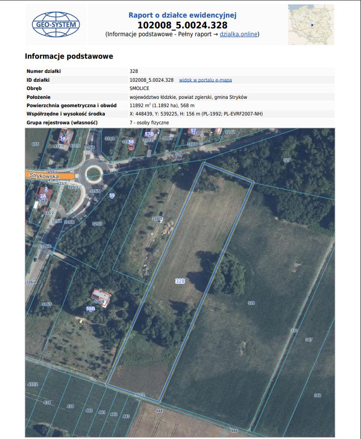 Działka siedliskowa Smolice, Smolice. Zdjęcie 2