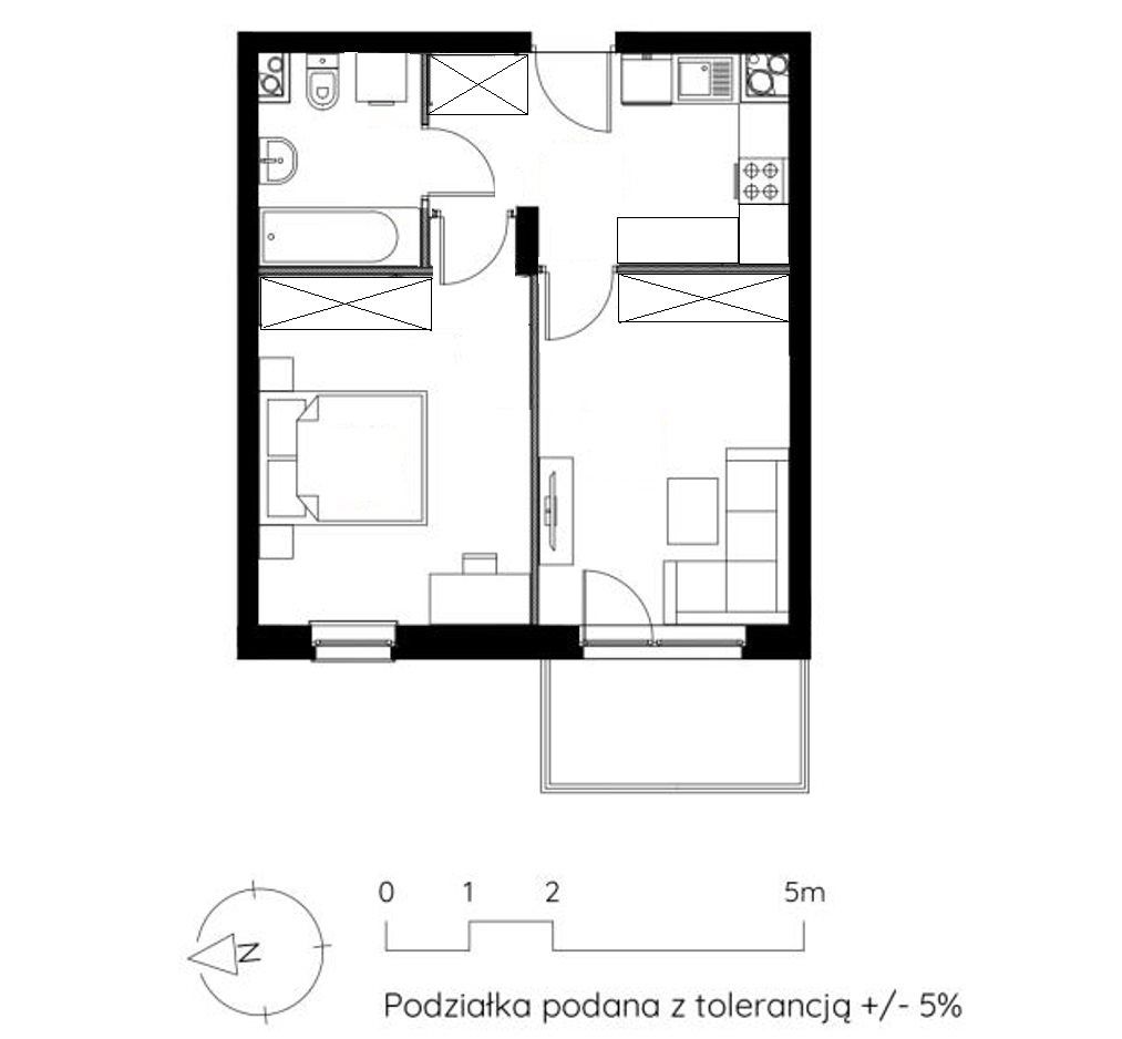 Mieszkanie 2-pokojowe Lublin Śródmieście. Zdjęcie 9