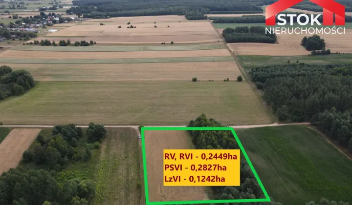 Działka rolna Podozierany