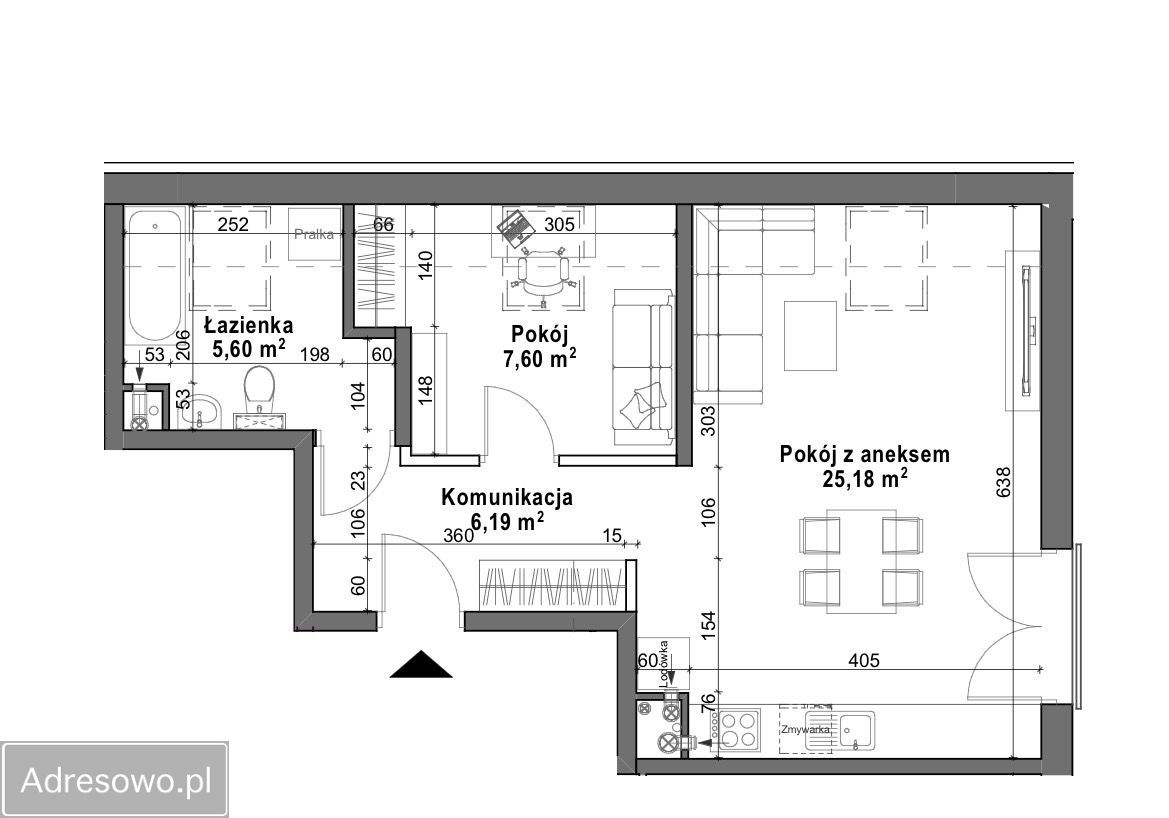Mieszkanie 2-pokojowe Olsztyn Osiedle Generałów, ul. ks. Roberta Bilitewskiego. Zdjęcie 20