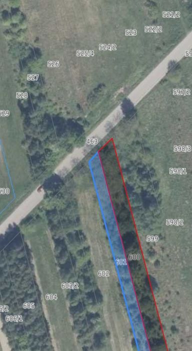 Działka rolna Przyłogi Znajoma