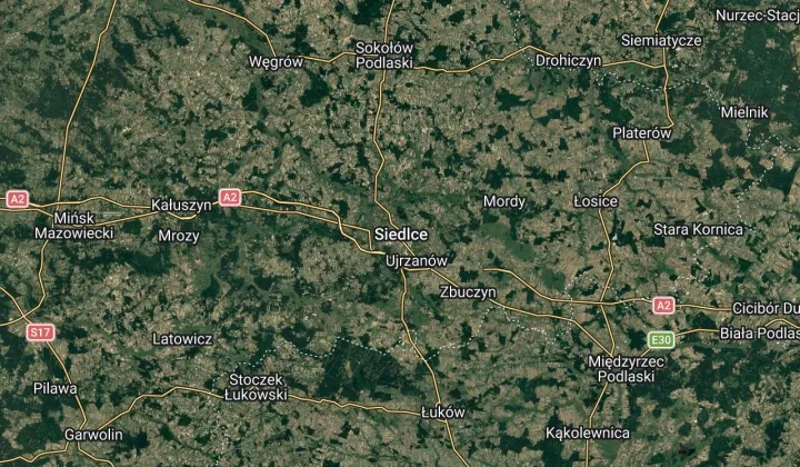 Działka budowlana Siedlce Rozkosz, Władysława Zieleniewskiego