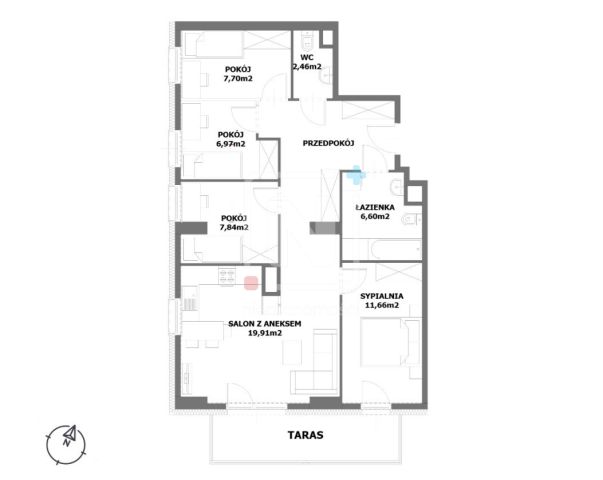 Mieszkanie 5-pokojowe Łódź Polesie, ul. Ogrodowa. Zdjęcie 5