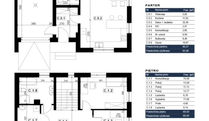 dom szeregowy, 5 pokoi Głosków, ul. Perkoza