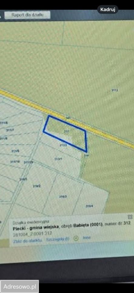 Działka rolna Babięta. Zdjęcie 4