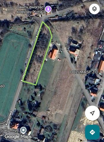 Działka budowlana Kotla, ul. Kolejowa. Zdjęcie 1