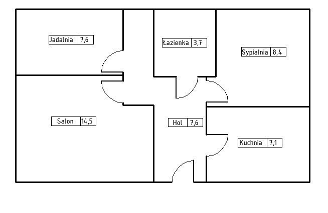 Mieszkanie 3-pokojowe Olsztyn Jaroty, ul. Jana Boenigka. Zdjęcie 5