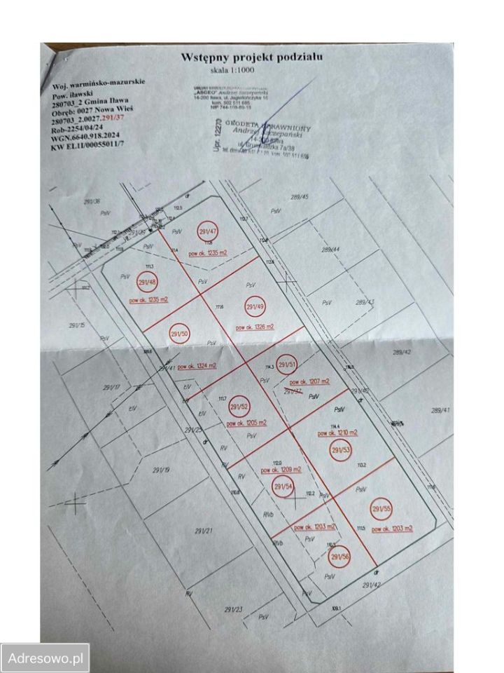 Działka budowlana Nowa Wieś. Zdjęcie 2