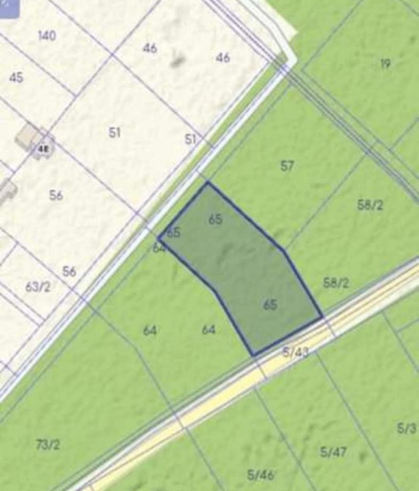 Działka leśna Warszawa Białołęka, ul. Wałuszewska