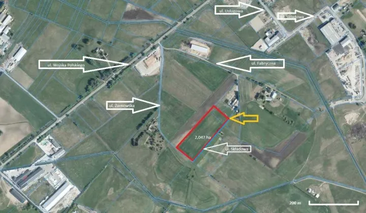 Działka inwestycyjna Augustów, ul. Fabryczna