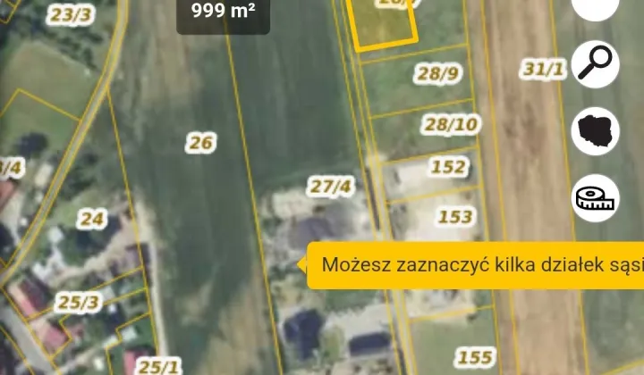 Działka budowlana Bożanów