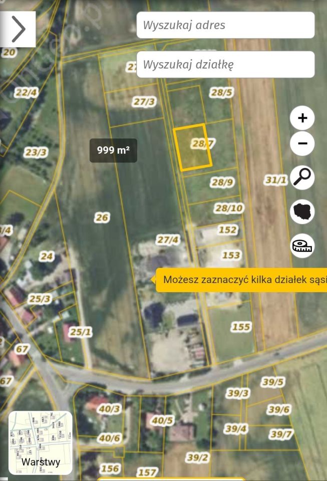 Działka budowlana Bożanów. Zdjęcie 1